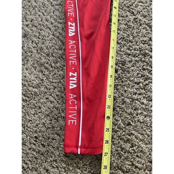 ZYIA Active Leggings Pink Red Size 6-8 Lot Of 3 Activewear Yoga Outdoor Running - Picture 16 of 16